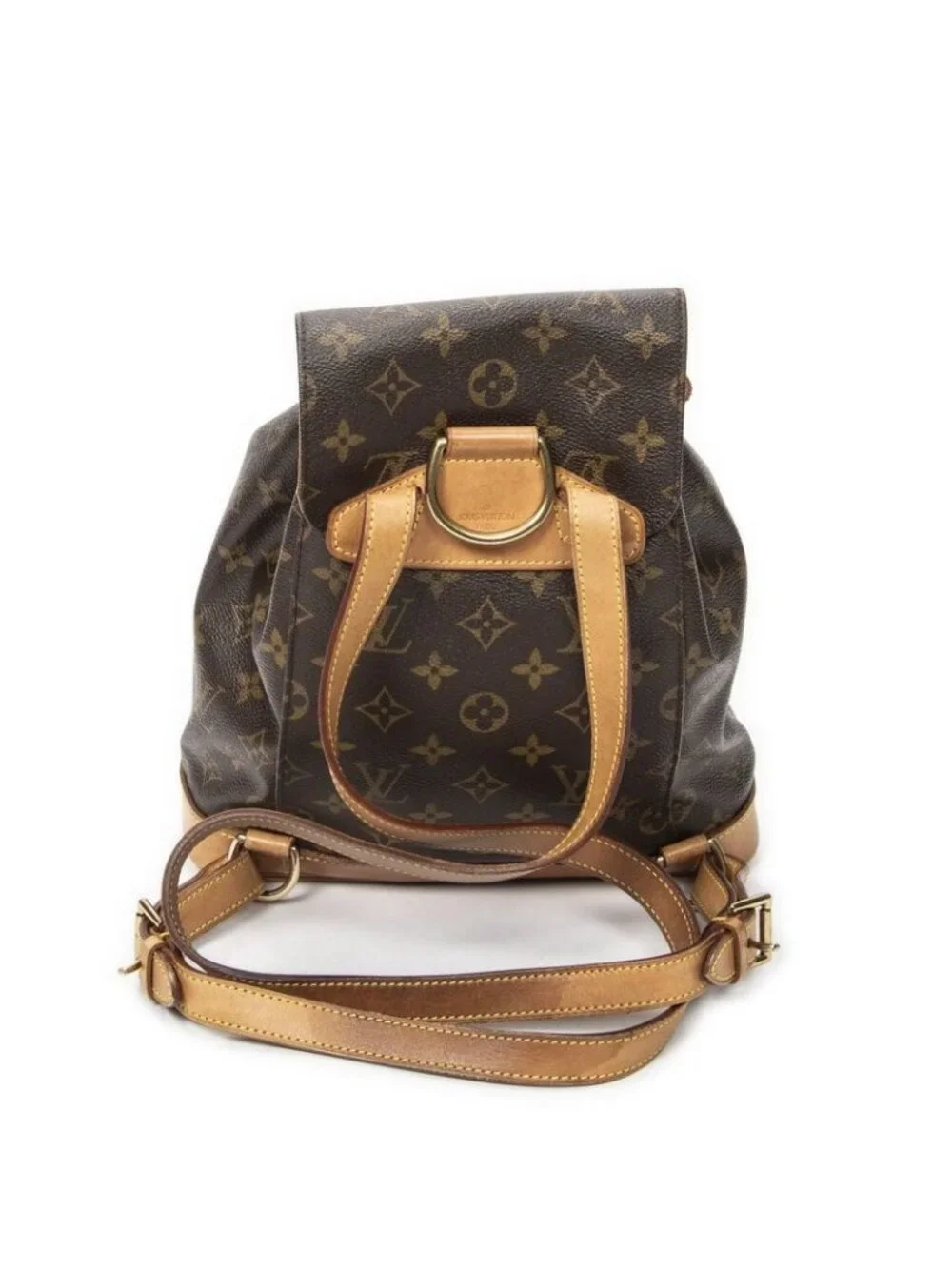 Louis Vuitton Montsouris Brown Monogram Canvas Shoulder Bag - Picture 5 of 10